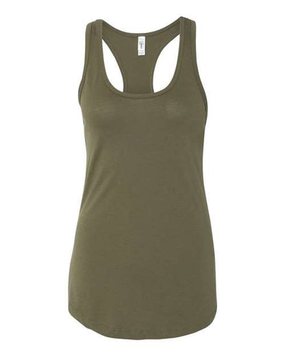 Next Level Women's Ideal Racerback Tank 1533 Military Green