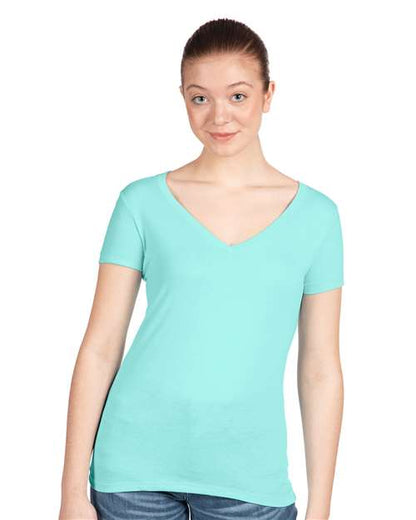 Next Level Women's Ideal V-Neck T-Shirt 1540 Cancun