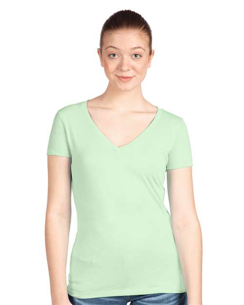 Next Level Women's Ideal V-Neck T-Shirt 1540 Mint