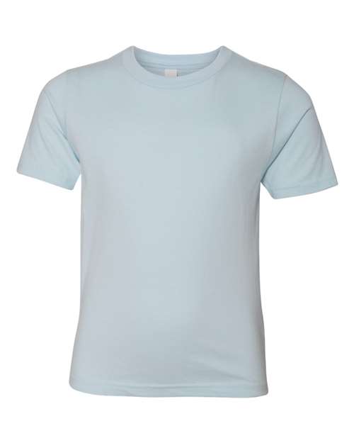 Next Level Youth Cotton T-Shirt 3310 Light Blue