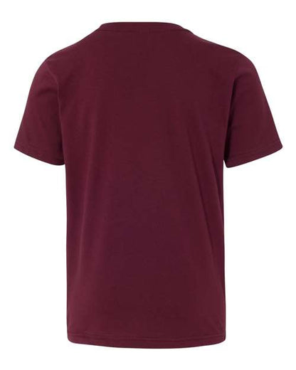 Next Level Youth Cotton T-Shirt 3310 Maroon