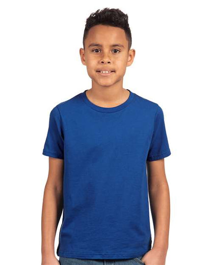 Next Level Youth Cotton T-Shirt 3310 Royal
