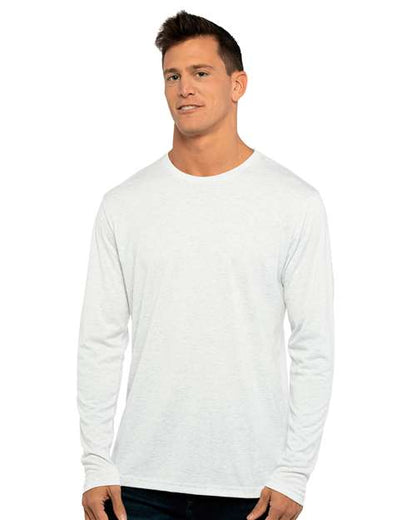 Custom Embroidered  Next Level Triblend Long Sleeve T-Shirt 6071  