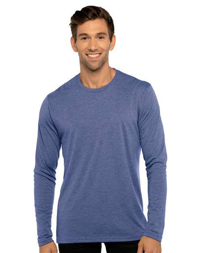 Custom Embroidered  Next Level Triblend Long Sleeve T-Shirt 6071  