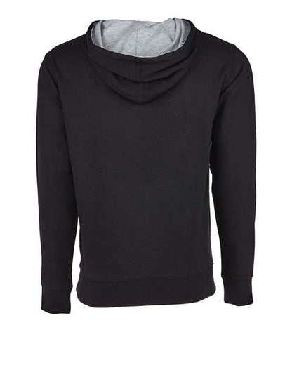 Next Level Laguna Hoodie 9301 Black/ Heather Grey