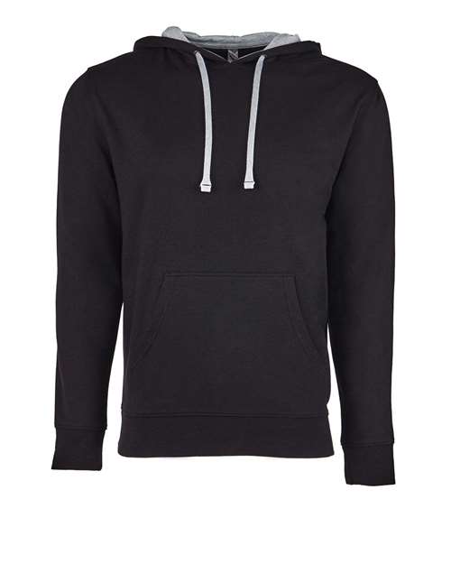 Next Level Laguna Hoodie 9301 Black/ Heather Grey
