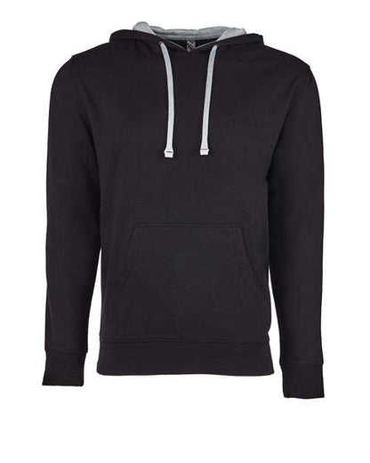 Next Level Laguna Hoodie 9301 Black/ Heather Grey