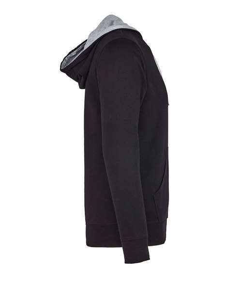 Next Level Laguna Hoodie 9301 Black/ Heather Grey