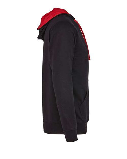 Next Level Laguna Hoodie 9301 Black/ Red