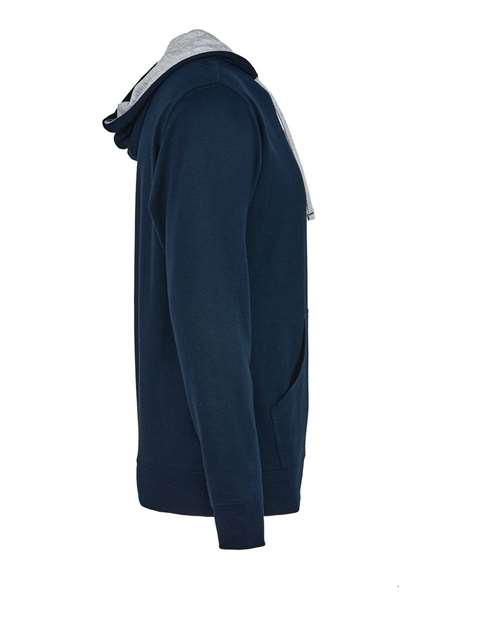 Next Level Laguna Hoodie 9301 Midnight Navy/ Heather Grey