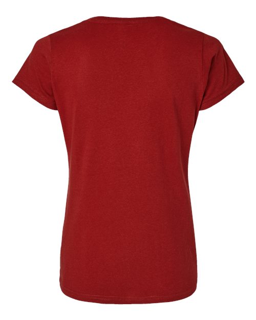 LAT Women's Fine Jersey Tee 3516 Garnet