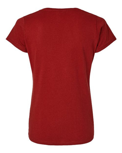 LAT Women's Fine Jersey Tee 3516 Garnet