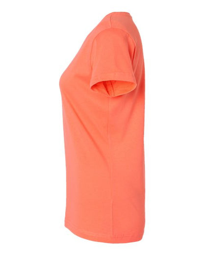 LAT Women's Fine Jersey Tee 3516 Papaya
