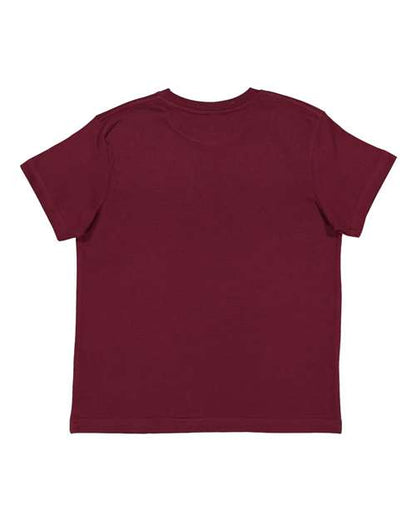 LAT Youth Fine Jersey Tee 6101 Maroon
