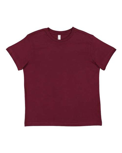 LAT Youth Fine Jersey Tee 6101 Maroon