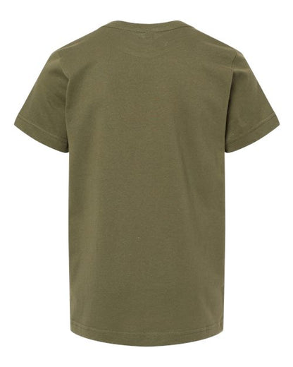 LAT Youth Fine Jersey Tee 6101 Military Green
