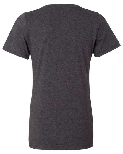 BELLA + CANVAS Women's Relaxed Heather CVC V-Neck Tee 6405CVC Custom Embroidered Business Logo