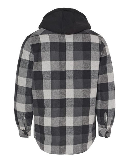 Burnside Quilted Flannel Hooded Jacket 8620