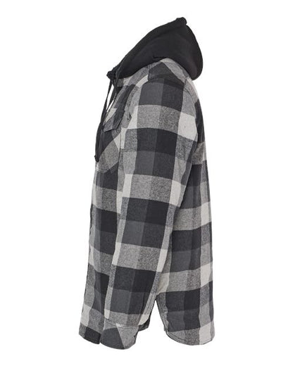 Burnside Quilted Flannel Hooded Jacket 8620