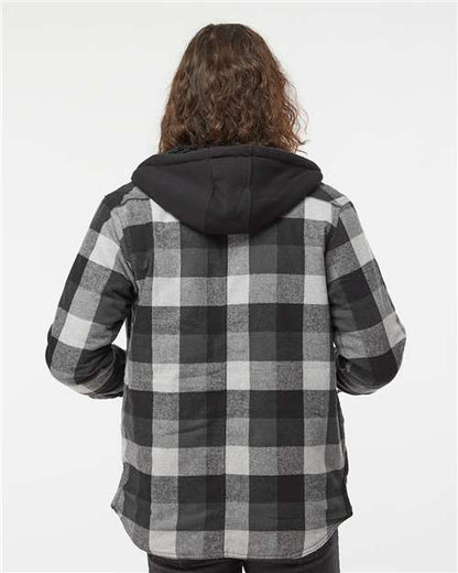Burnside Quilted Flannel Hooded Jacket 8620