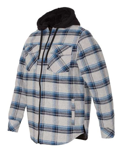 Burnside Quilted Flannel Hooded Jacket 8620
