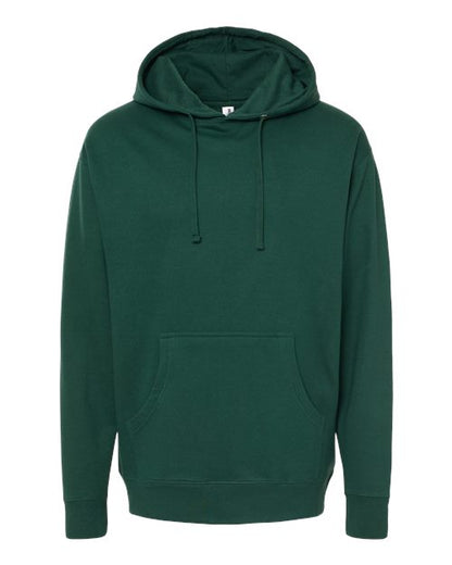Independent Trading Co. Midweight Hooded Sweatshirt SS4500 Forest Green Custom Embroidered Business Logo