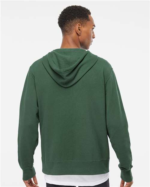 Independent Trading Co. Lightweight Full-Zip Hooded Sweatshirt AFX90UNZ Custom Embroidered Business Logo