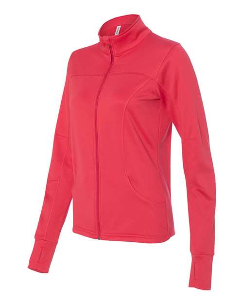 Independent Trading Co. Women's Poly-Tech Full-Zip Track Jacket EXP60PAZ Custom Embroidered Business Logo