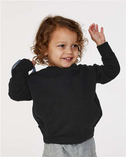 Independent Trading Co. Toddler Special Blend Hooded Raglan Sweatshirt PRM10TSB Custom Embroidered Business Logo