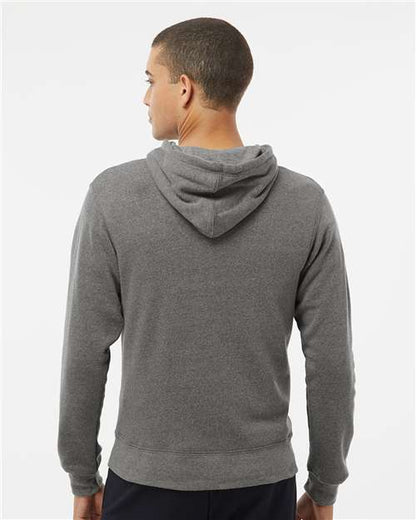 J. America Triblend Full-Zip Hooded Sweatshirt 8872