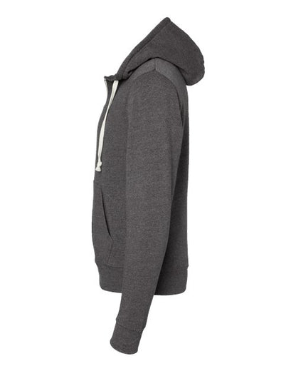 J. America Triblend Full-Zip Hooded Sweatshirt 8872
