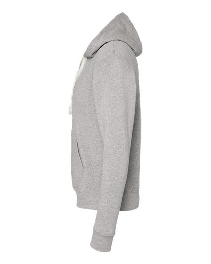 J. America Triblend Fleece Hooded Sweatshirt 8871 Grey Triblend