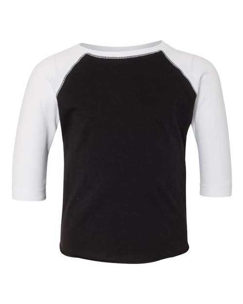 Rabbit Skins Toddler Baseball Fine Jersey Three-Quarter Sleeve Tee 3330