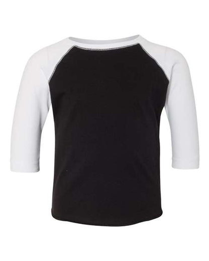 Rabbit Skins Toddler Baseball Fine Jersey Three-Quarter Sleeve Tee 3330