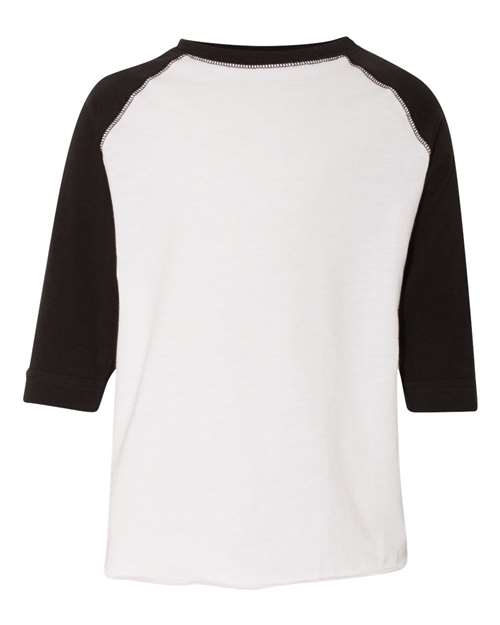 Rabbit Skins Toddler Baseball Fine Jersey Three-Quarter Sleeve Tee 3330