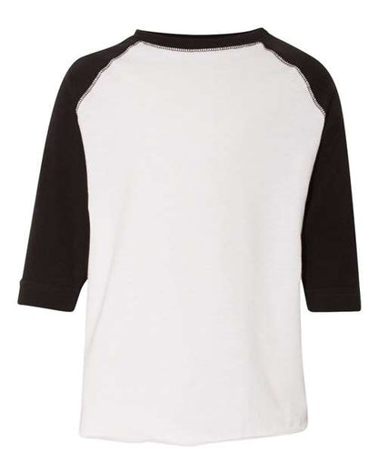Rabbit Skins Toddler Baseball Fine Jersey Three-Quarter Sleeve Tee 3330