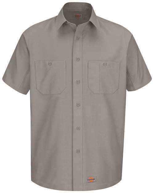Dickies Short Sleeve Work Shirt - Tall Sizes WS20T Custom Embroidered Business Logo