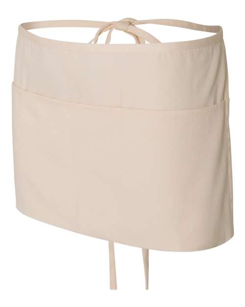 Q-Tees Waist Apron with Pockets Q2115 Custom Embroidered Business Logo