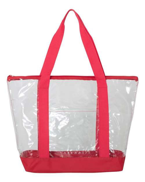 Liberty Bags Clear Boat Tote 7009 Custom Embroidered Business Logo