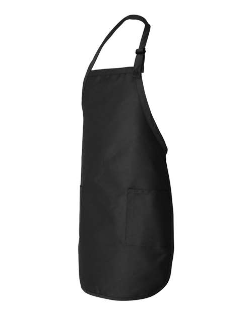 Q-Tees Full-Length Apron with Pouch Pocket Q4250 Custom Embroidered Business Logo