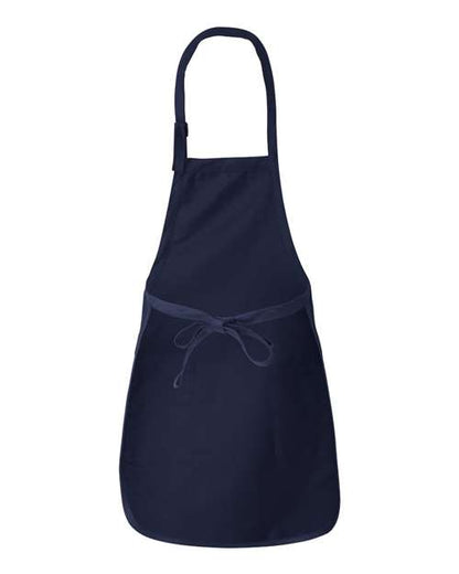 Q-Tees Full-Length Apron with Pockets Q4350 Custom Embroidered Business Logo