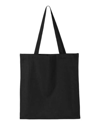 Q-Tees Non-Woven Gusset Bottom Tote Q1251 Custom Embroidered Business Logo