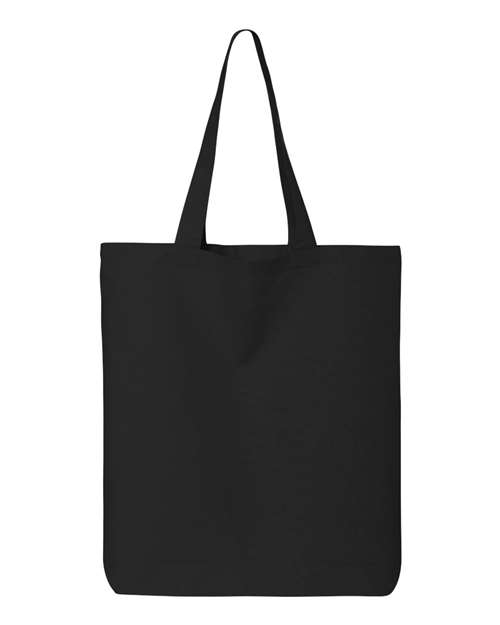 Q-Tees 12L Economical Tote QTBG Custom Embroidered Business Logo