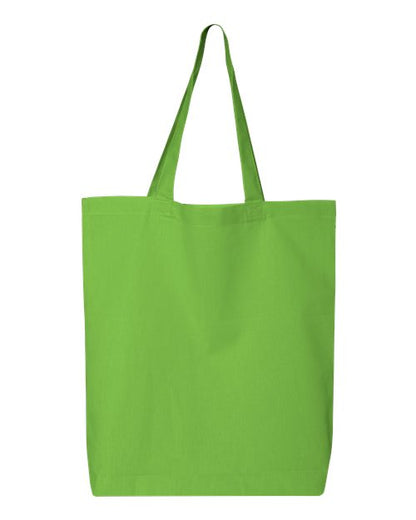 Q-Tees 12L Economical Tote QTBG Custom Embroidered Business Logo