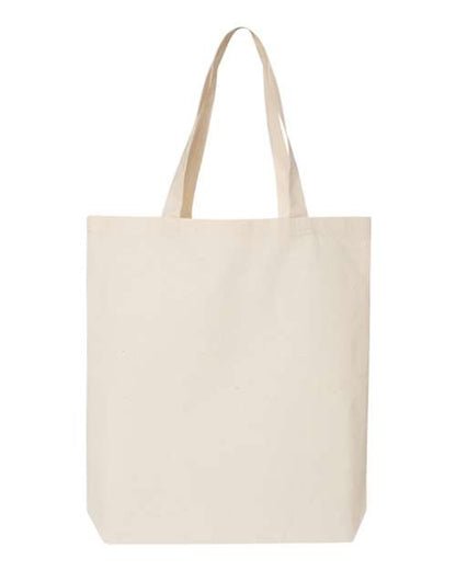 Q-Tees 12L Economical Tote QTBG Custom Embroidered Business Logo