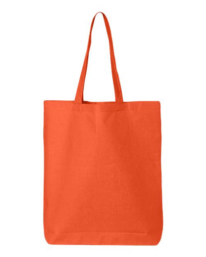 Q-Tees 12L Economical Tote QTBG Custom Embroidered Business Logo