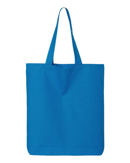 Q-Tees 12L Economical Tote QTBG Custom Embroidered Business Logo