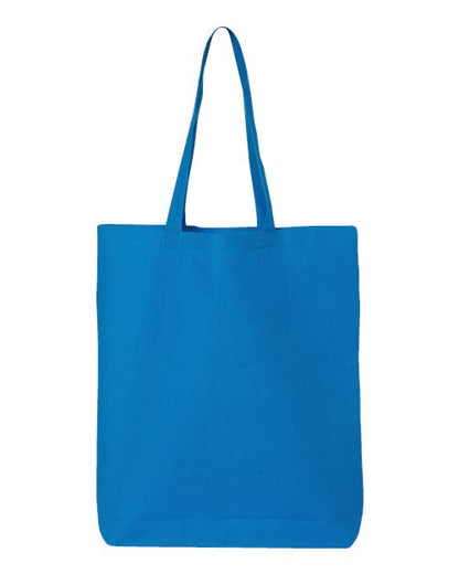 Q-Tees 12L Economical Tote QTBG Custom Embroidered Business Logo