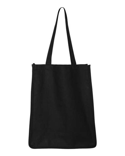 Q-Tees 27L Jumbo Shopping Bag Q125400 Custom Embroidered Business Logo