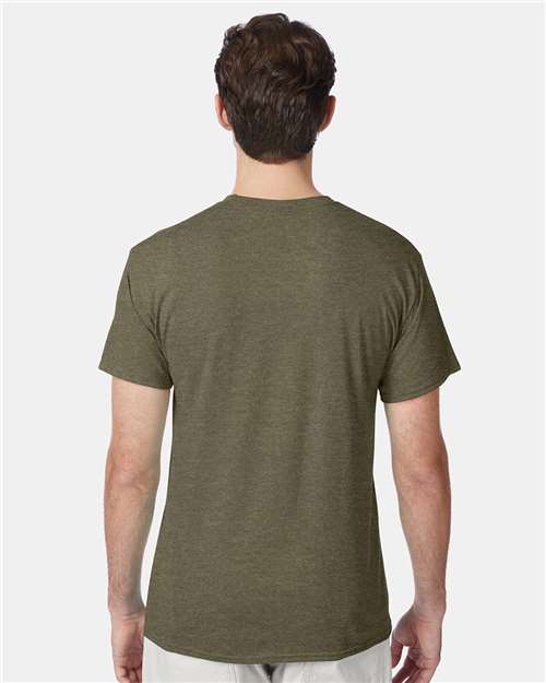 Hanes Perfect-T Triblend T-Shirt 42TB Military Green Triblend